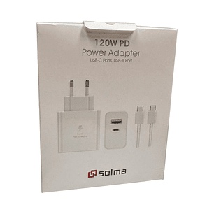 Cargador Turbo USB-C Solma 120W