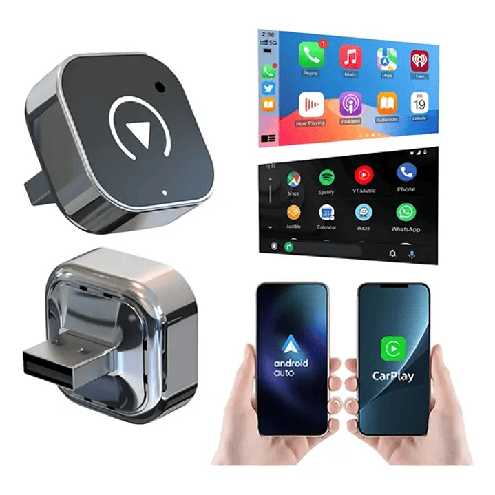Adaptador Carplay para Auto USB Inalámbrico 4
