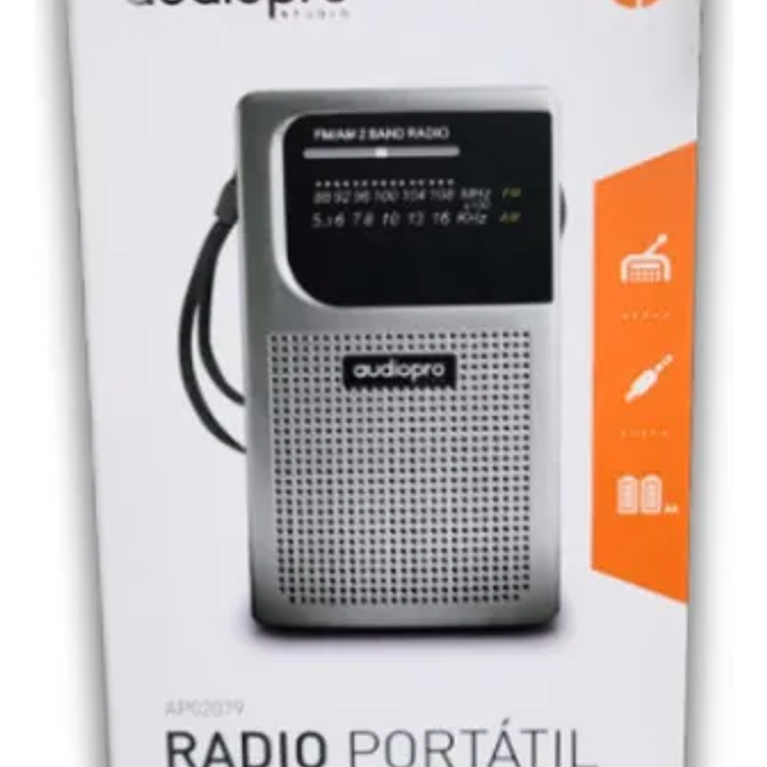 Radio Portátil Audiopro Analógica 2
