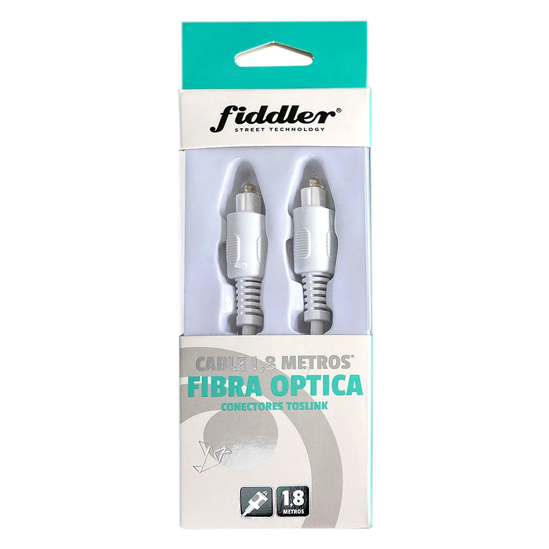 Cable Audio Óptico Fiddler 1.8mts 1