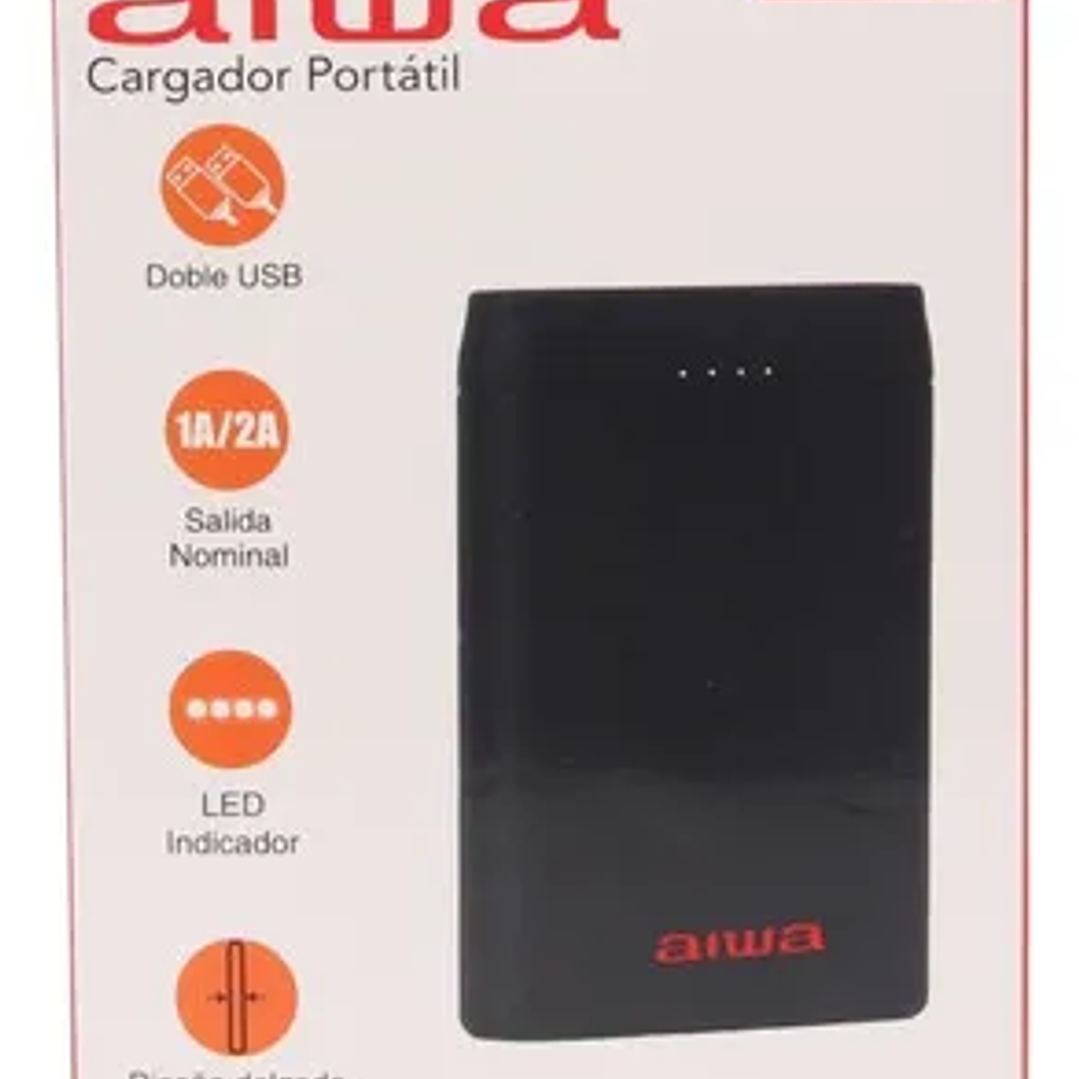 Cargador Portátil Powerbank Aiwa 5000mAh 1