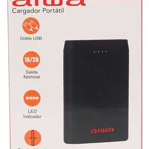 Cargador Portátil Powerbank Aiwa 5000mAh