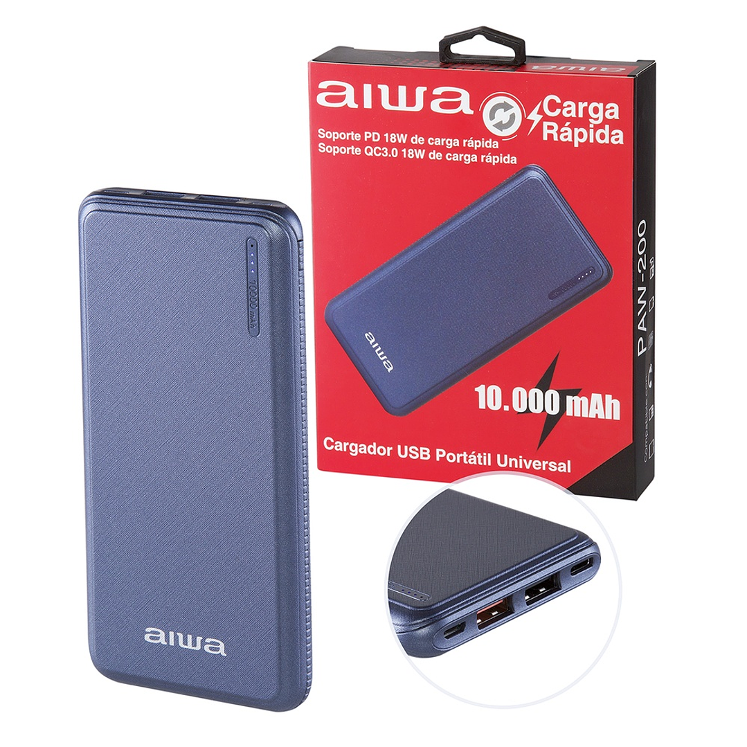 Cargador Portátil Powerbank Aiwa 10000mAh 1