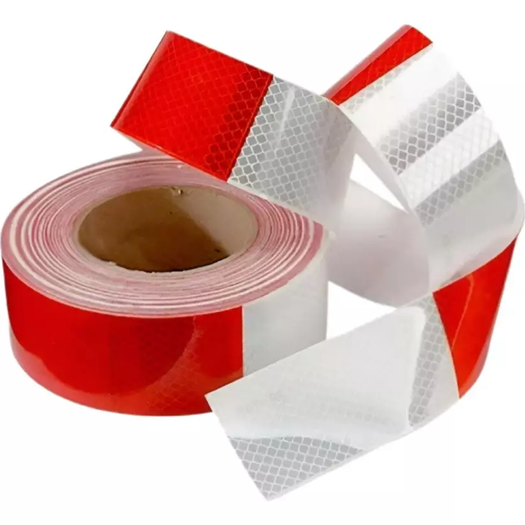 Cinta Reflectante Roja/Blanca por Metro 1