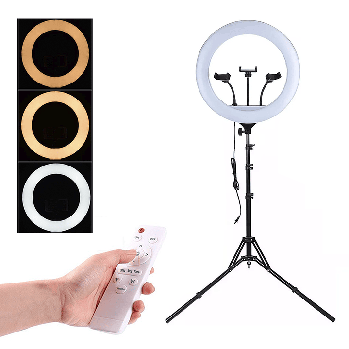 Aro de Luz Led 45CM + Trípode 180CM 1