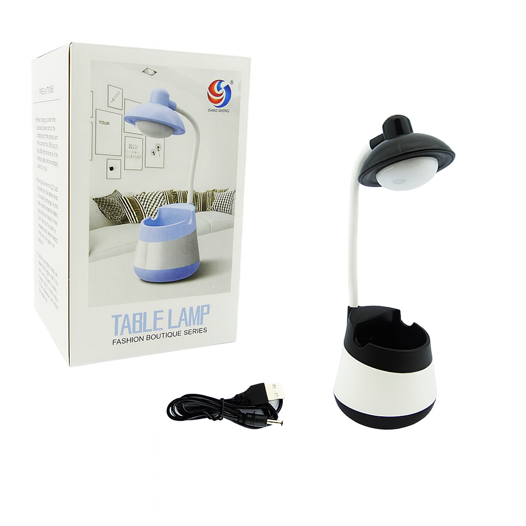 Lámpara de Escritorio Led Recargable con Organizador 1