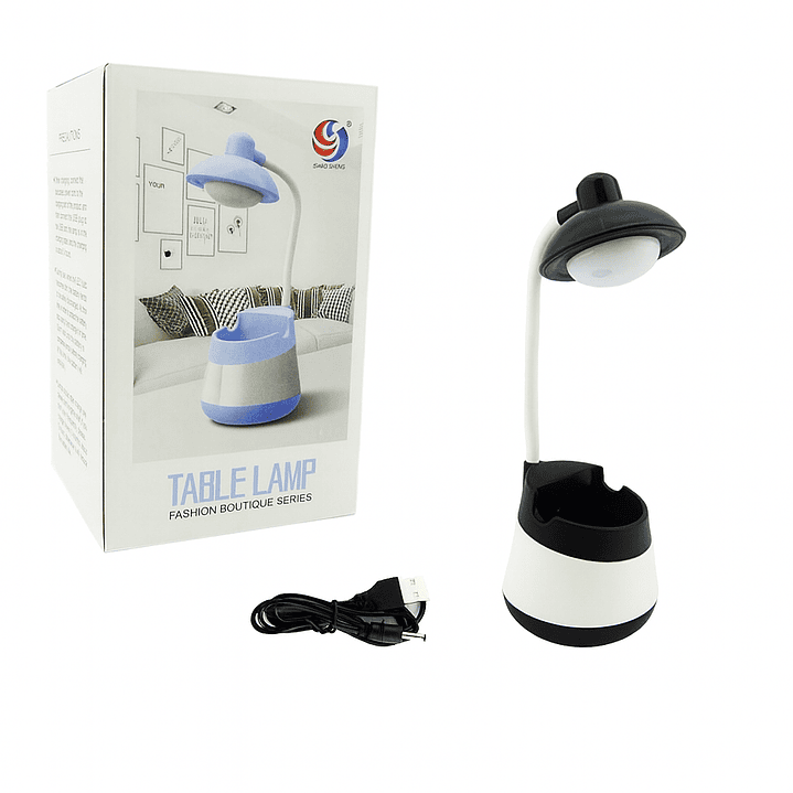 Lámpara de Escritorio Led Recargable con Organizador 1