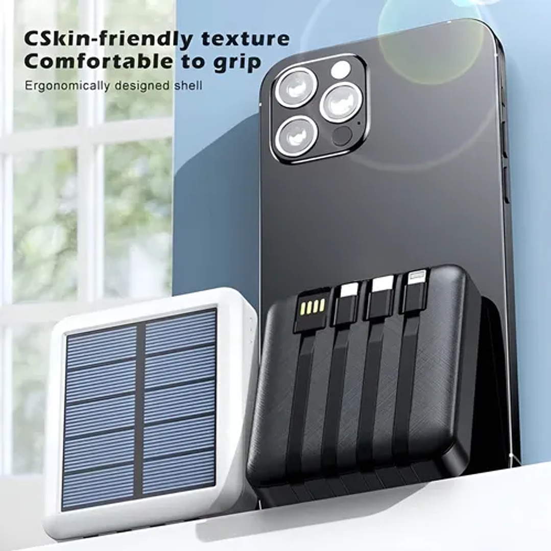Powerbank Solar 4 en 1 - 10.000 mAh 3