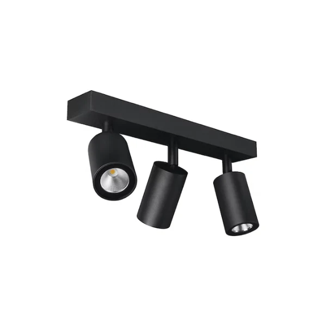 Aplique Dirigible Triple Spot GU10 Negro 1