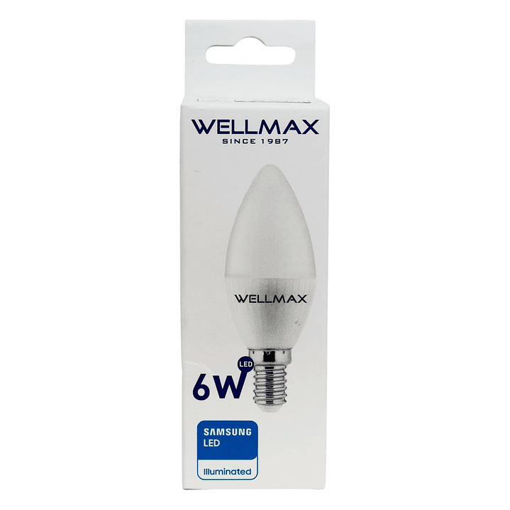 Ampolleta Wellmax Vela E14  1