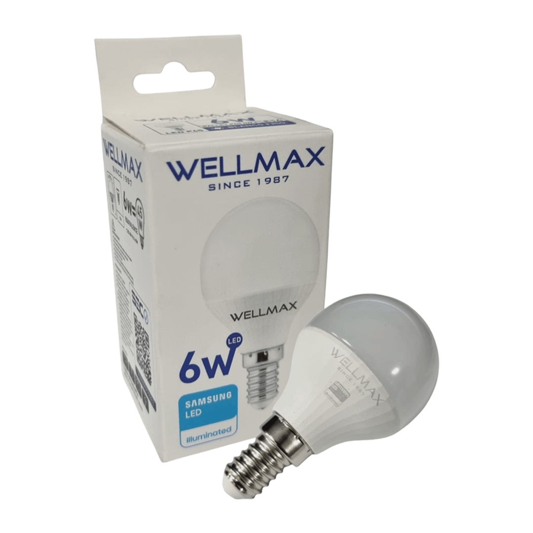 Ampolleta Wellmax Bola E14 2