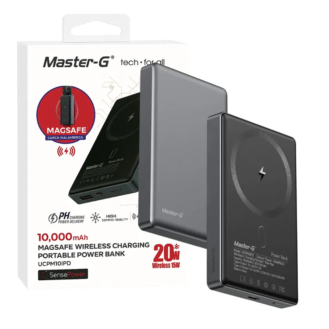 Powerbank Master-G Inalámbrico 20w  1