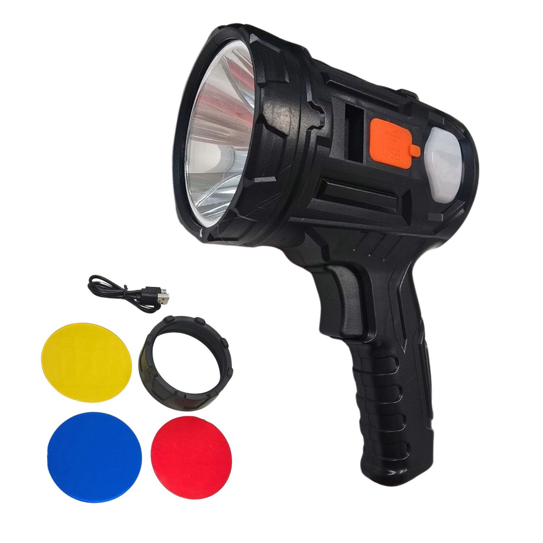 Linterna Led Recargable con Filtros de Color 1
