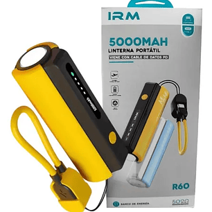 Cargador Portátil Powerbank + Linterna 5000mAh 