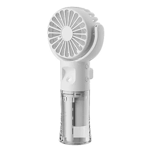 Mini Ventilador de Mano Recargable con Nebulizador