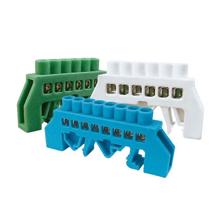 Regleta de Conexión Rieldin 8 Polos Colores 1