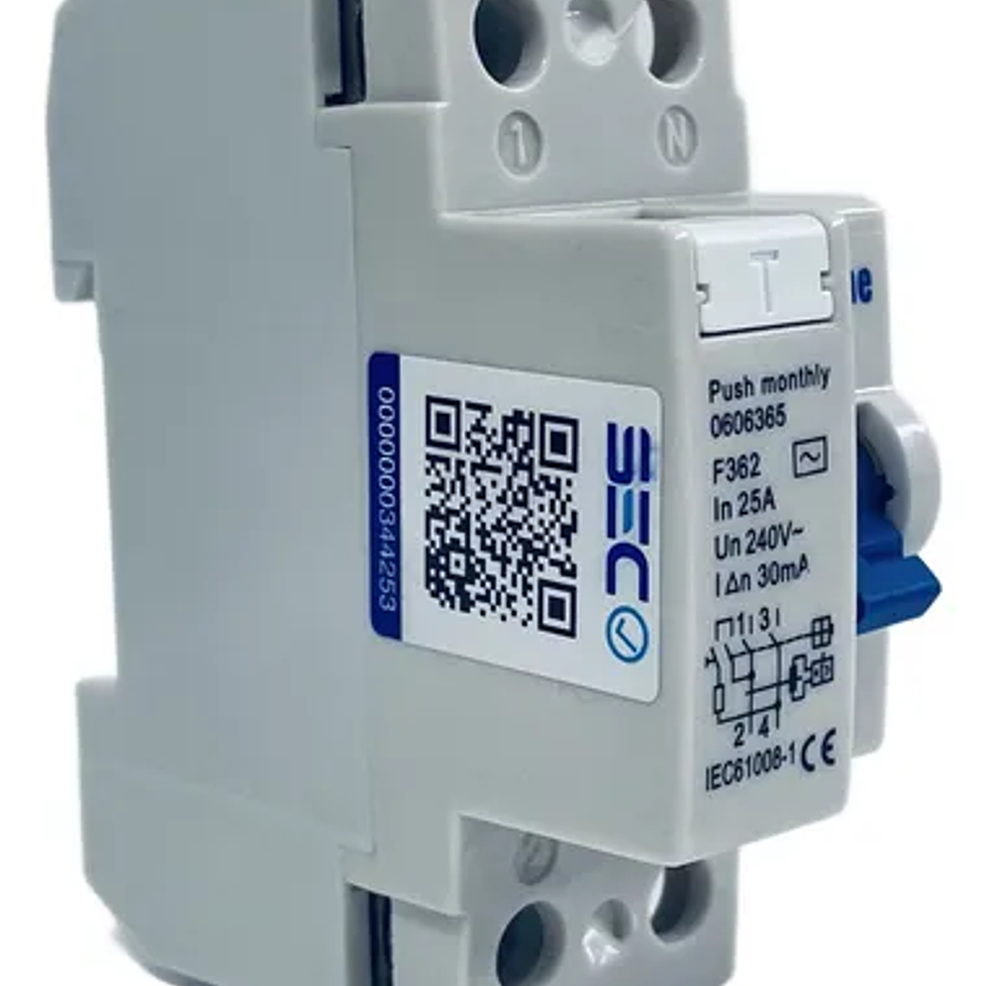 Interruptor Diferencial Ekoline 2x25A 30mA 2