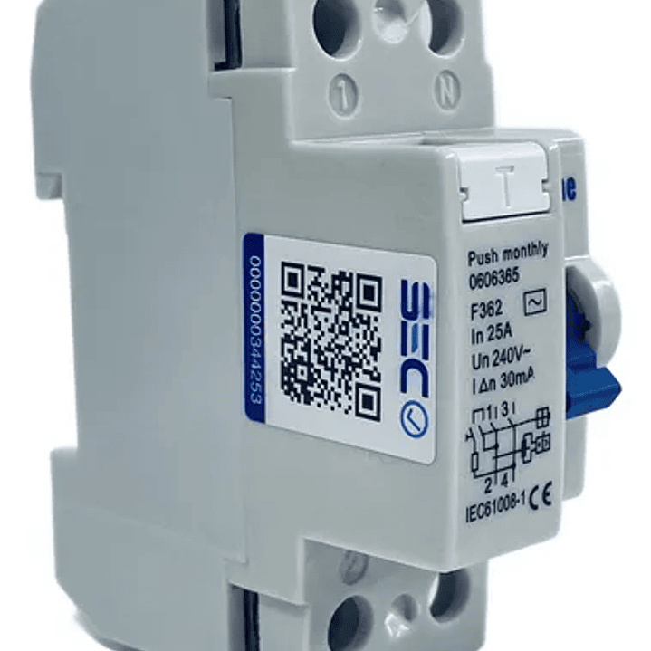 Interruptor Diferencial Ekoline 2x25A 30mA 2