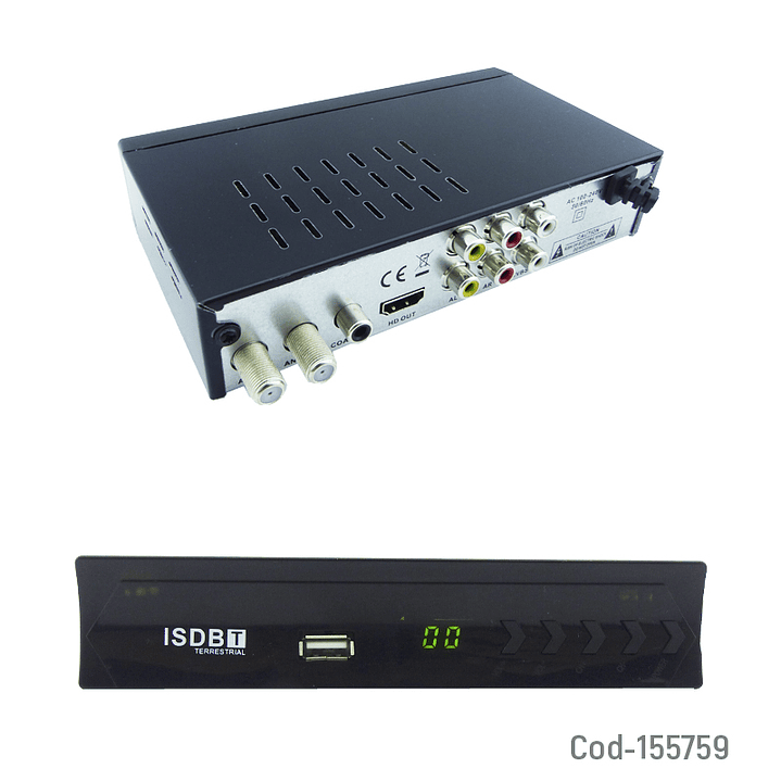 Sintonizador Decodificador Digital ISDB-T  2