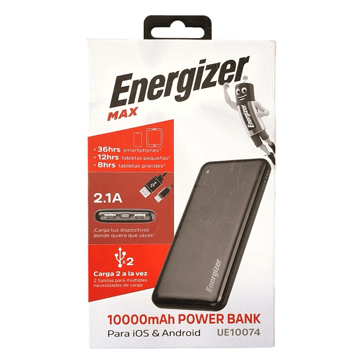 Cargador Portátil Energizer 10.000mAh 1