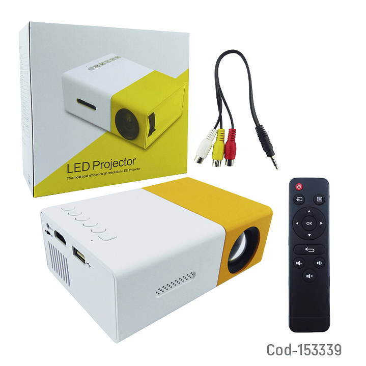 Proyector Led Multimedia con Conexión HDMI 1