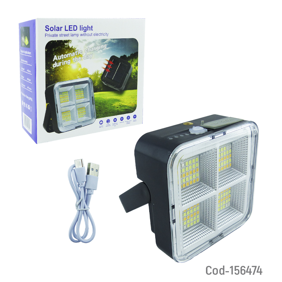 Proyector Solar LED Mini Modelo R05 De 112 LED 3