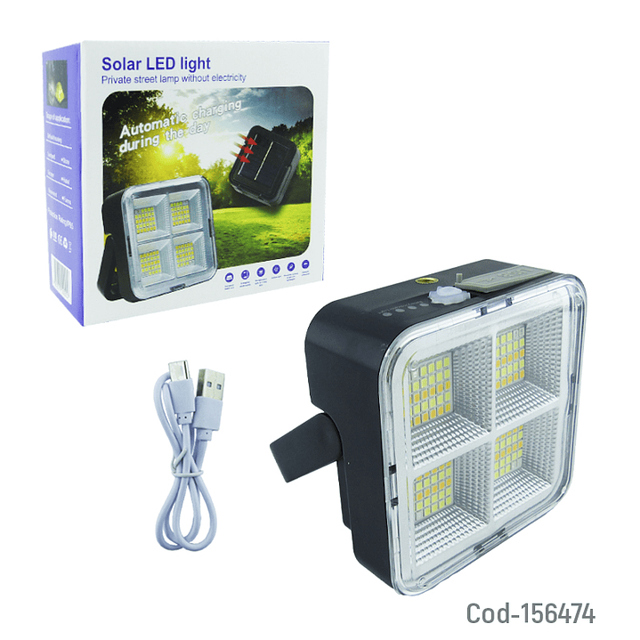 Proyector Solar LED Mini Modelo R05 De 112 LED 3