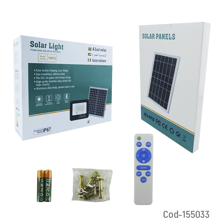 Proyector Solar LED De 100 Watt 3