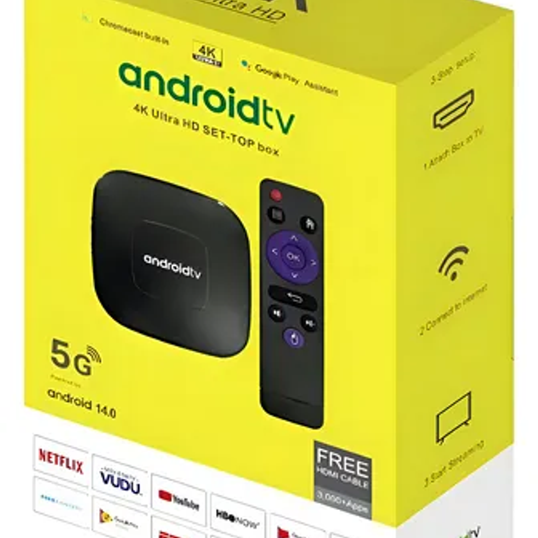 Android TV Box Banda Dual 4K  1