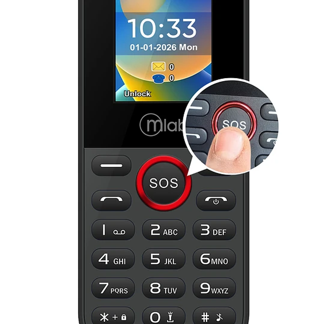 Celular Senior Mlab SOS 4G 3