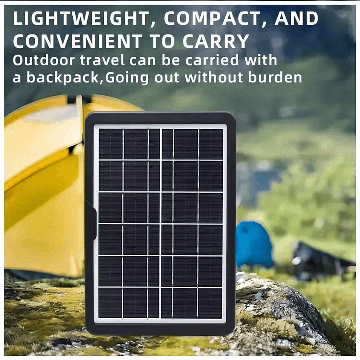 Panel Solar Portátil 15W 5V 4
