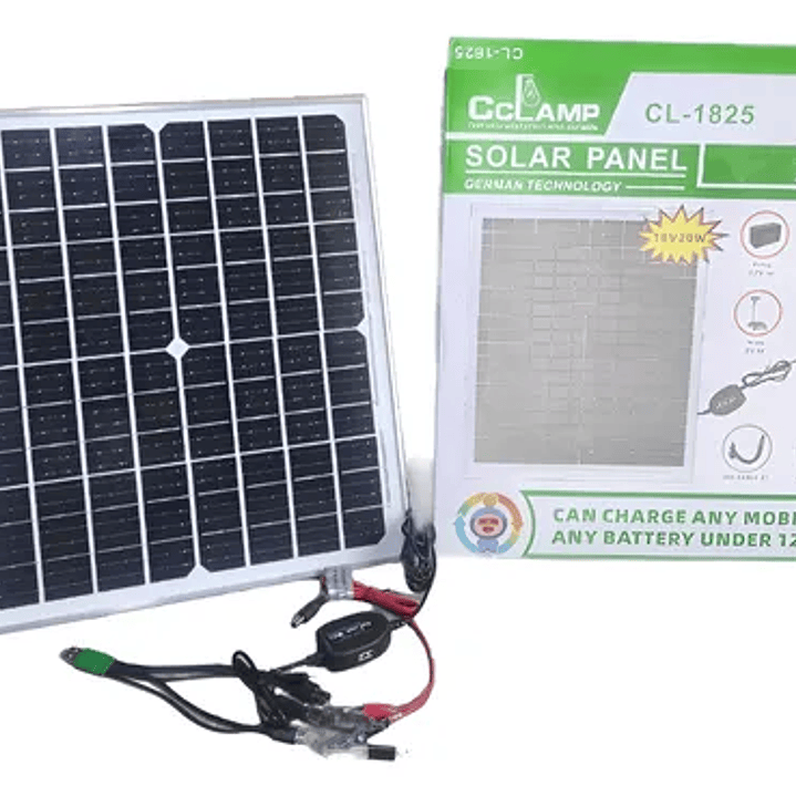 Panel Solar Portátil 20W 5V 1