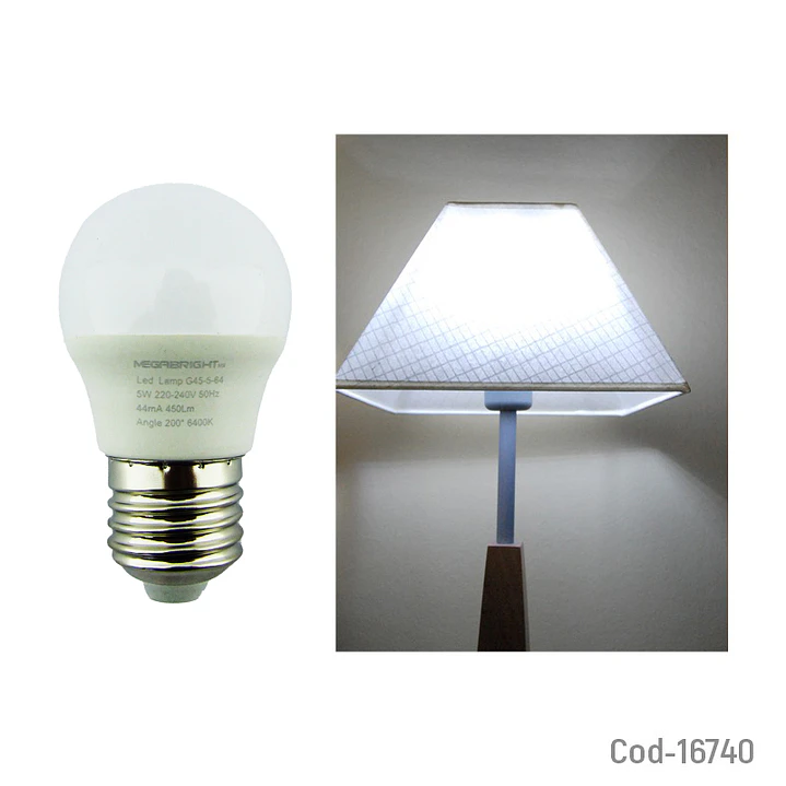 Ampolleta Bola E27 Megabright 5W 2