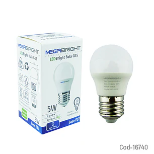 Ampolleta Bola E27 Megabright 5W