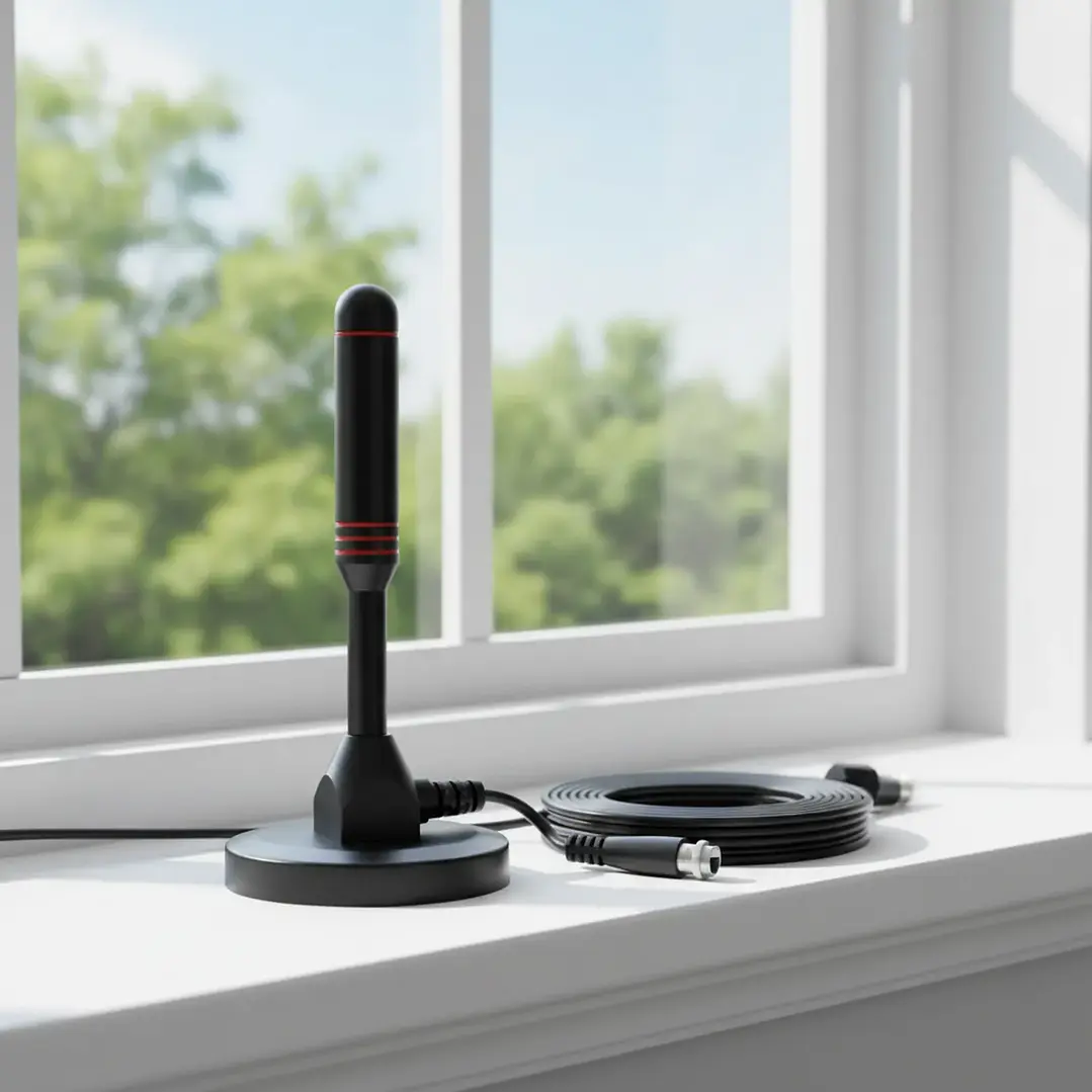 Antena TVD con Amplificador USB Macrotel 2