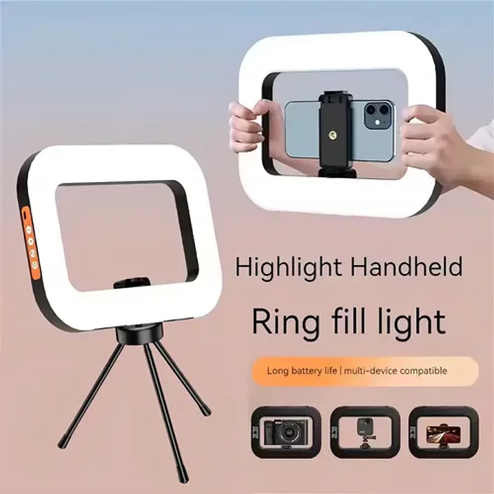 Aro de Luz Led Cuadrado Recargable 3