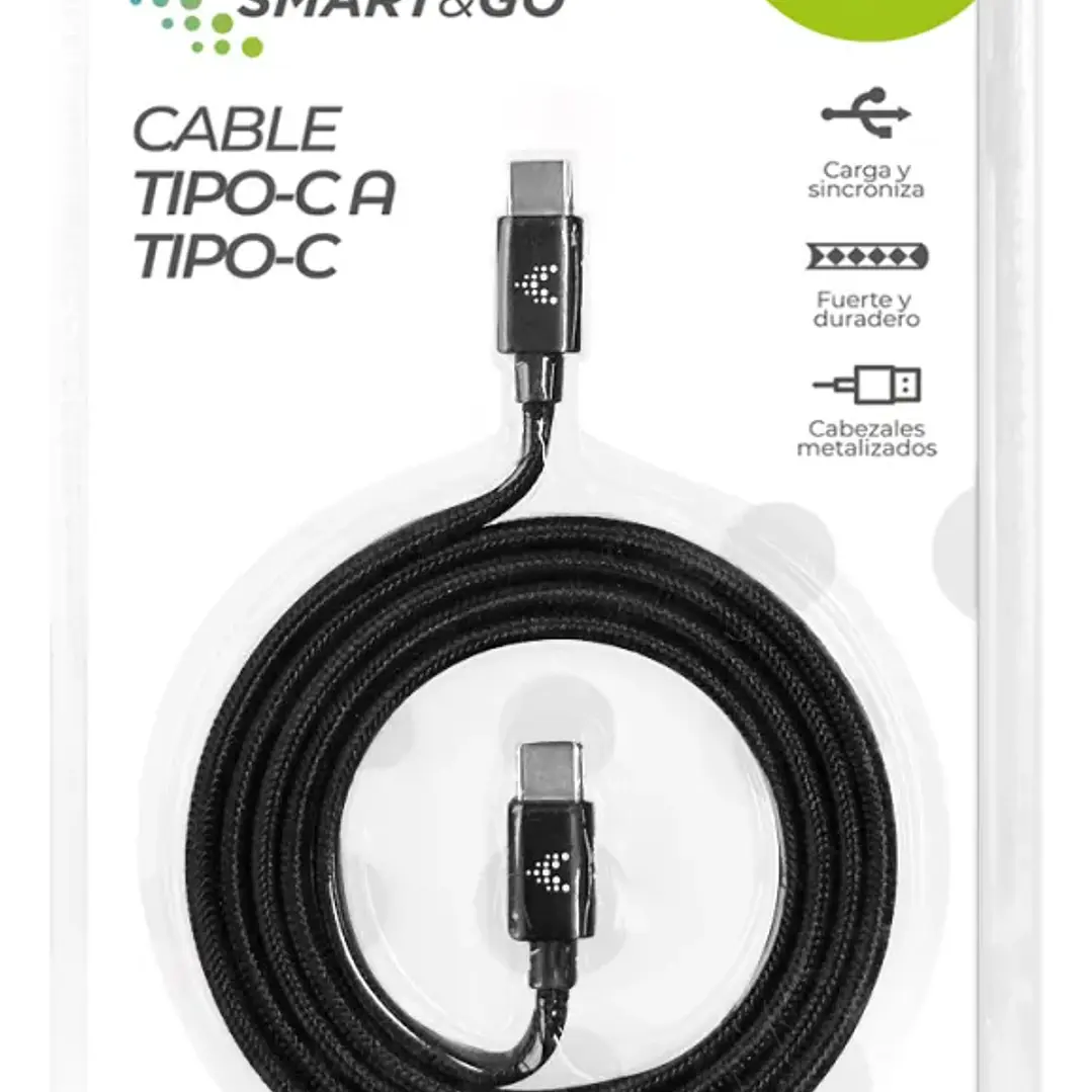 Cable Tipo C a Tipo C Smart&Go 1