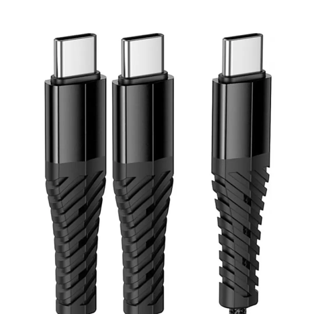 Cable USB a Tipo C Doble Hoco 1