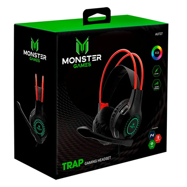 Audífono Gamer Monster AU727 3
