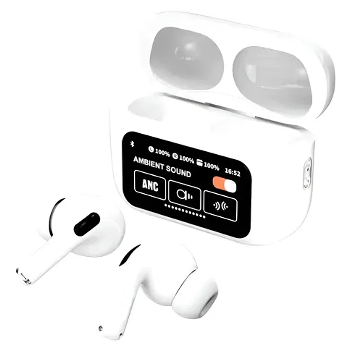 Audífono Bluetooth ANC/ENC Pantalla Táctil 1