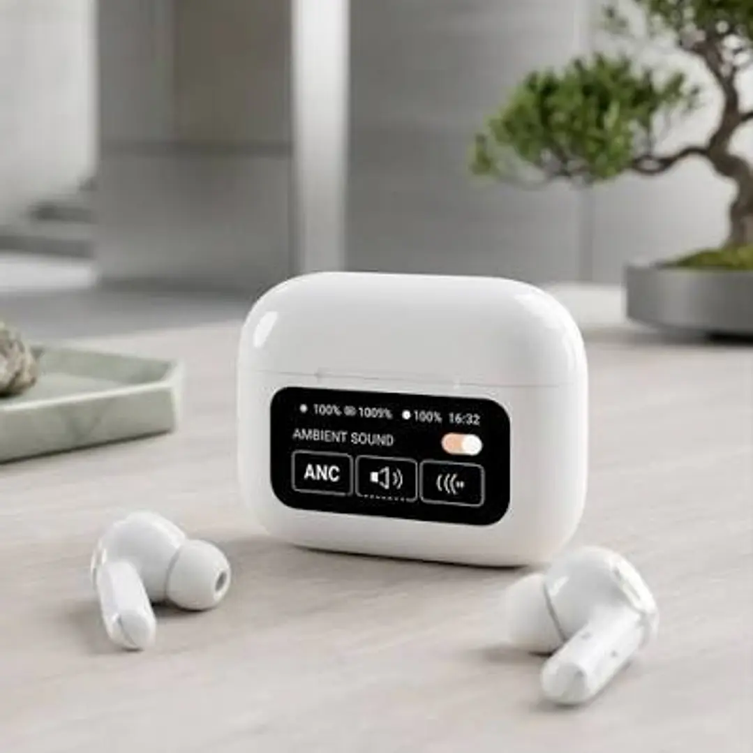 Audífono Bluetooth ANC/ENC Pantalla Táctil 3