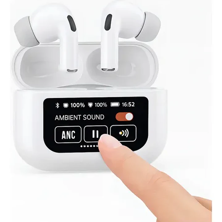 Audífono Bluetooth ANC/ENC Pantalla Táctil 4