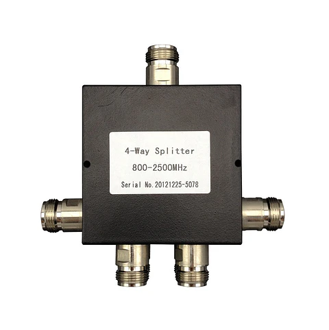Divisor de potencia de 4 vías Splitter 800-2500 Mhz