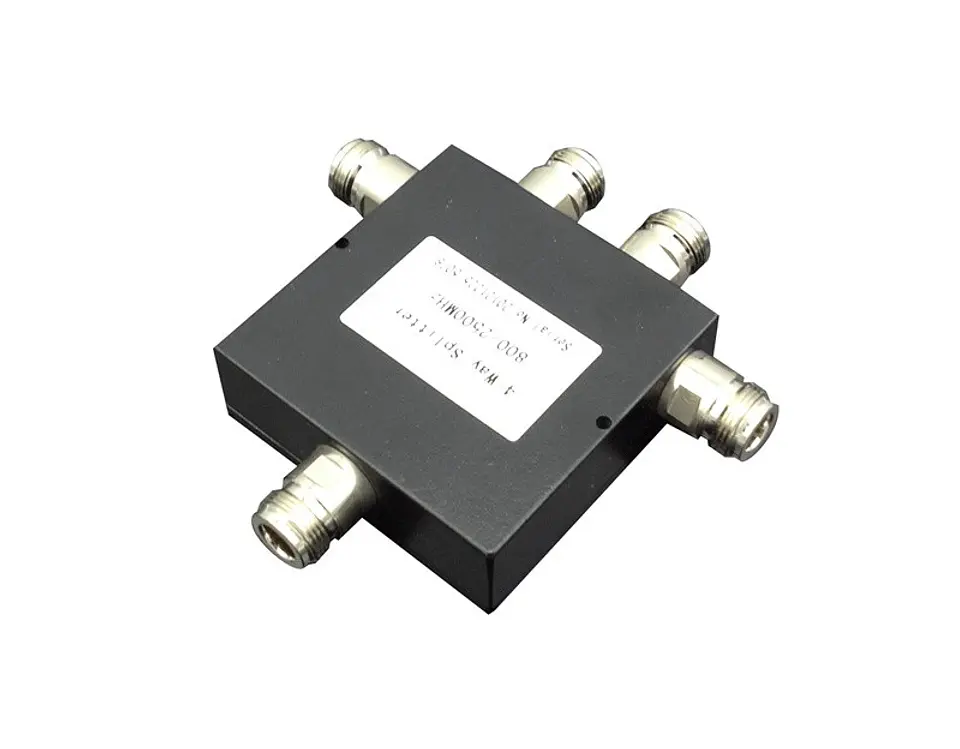 Divisor de potencia de 4 vías Splitter 800-2500 Mhz 4