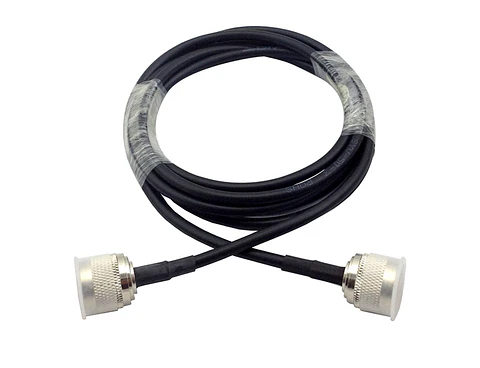5 Metros de Cable coaxial con conectores Macho N 50 ohm 