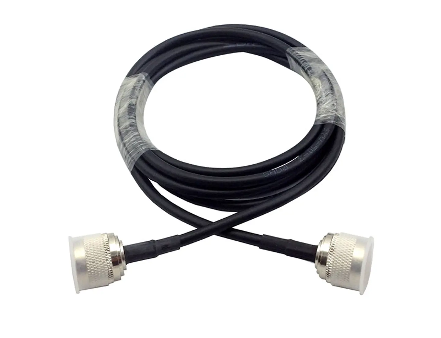 5 Metros de Cable coaxial con conectores Macho N 50 ohm  1