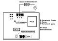 1 Interruptor RF relé inalámbrico control remoto de hasta 1000 metros