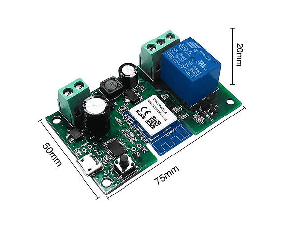 Rele Inalámbrico WiFI Tuya Smart 