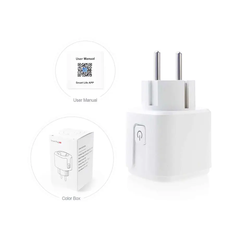 Enchufe Inteligente WIFI 20A con Control de Voz 3
