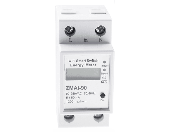 Interruptor inteligente WiFi medidor de energía Tuya Smart Smart Life 